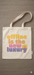 Stoffbeutel | Offline is the new luxury | Sommeredition