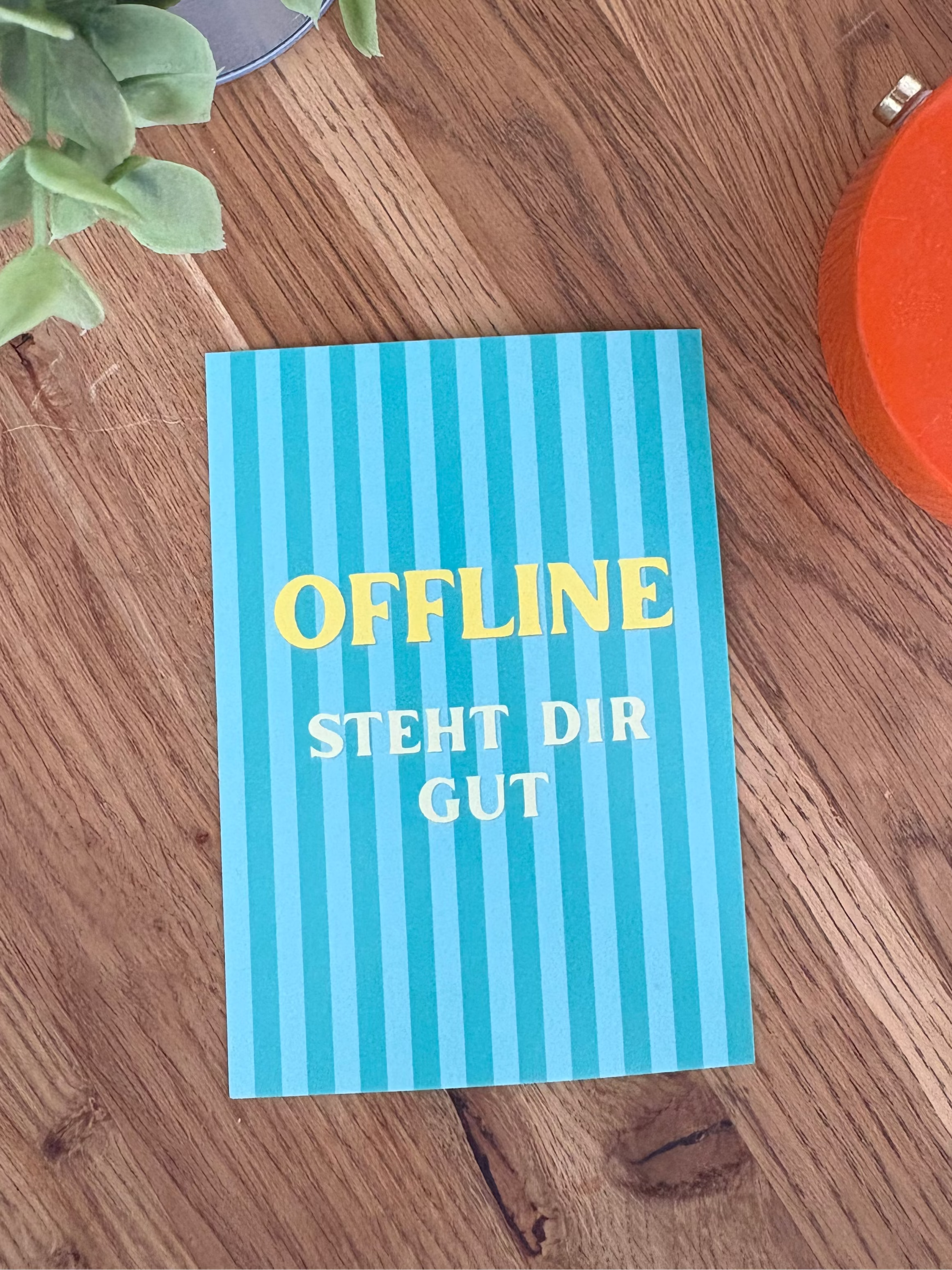 Postkarte | OFFLINE steht dir gut