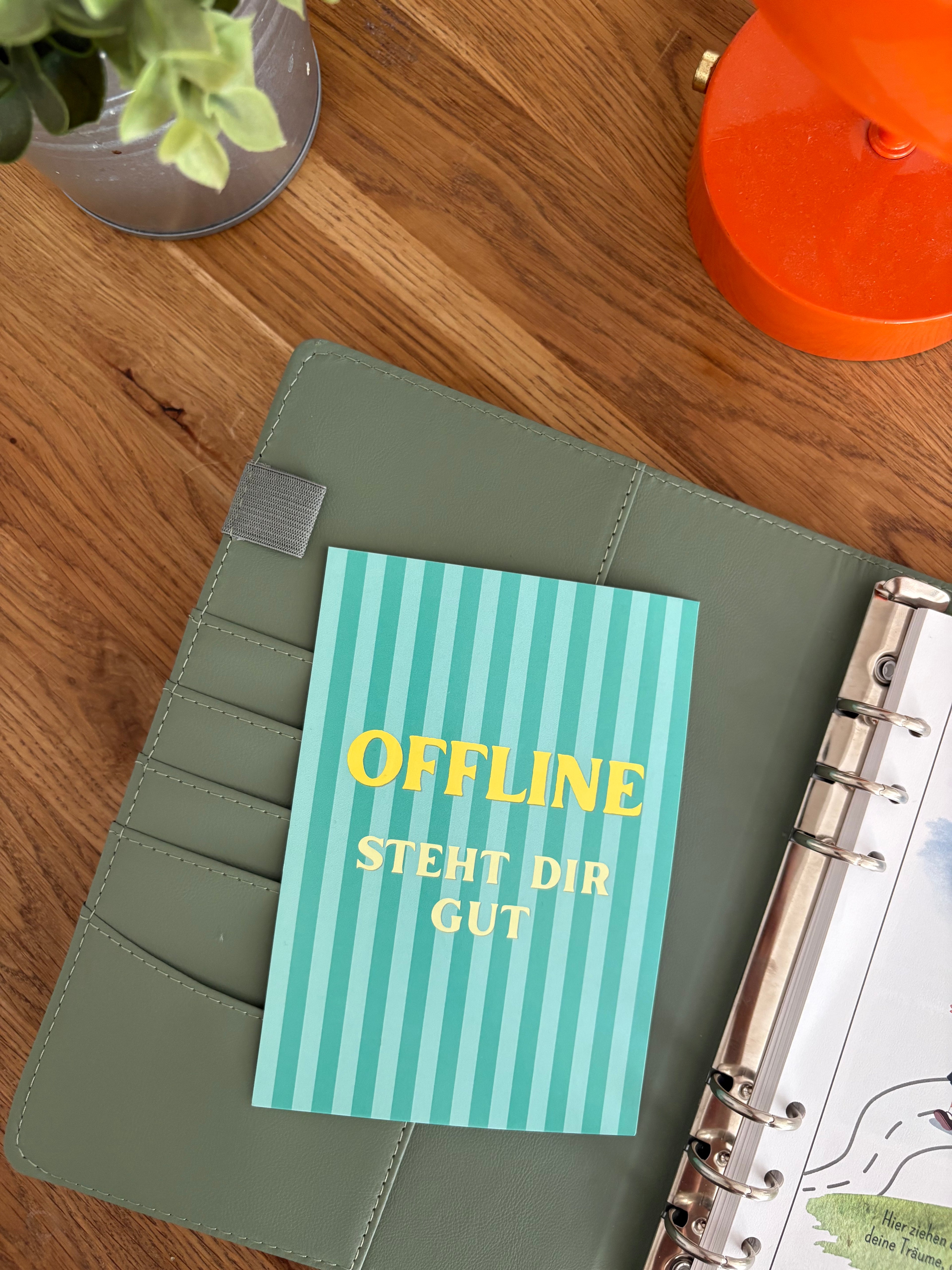 Postkarte | OFFLINE steht dir gut