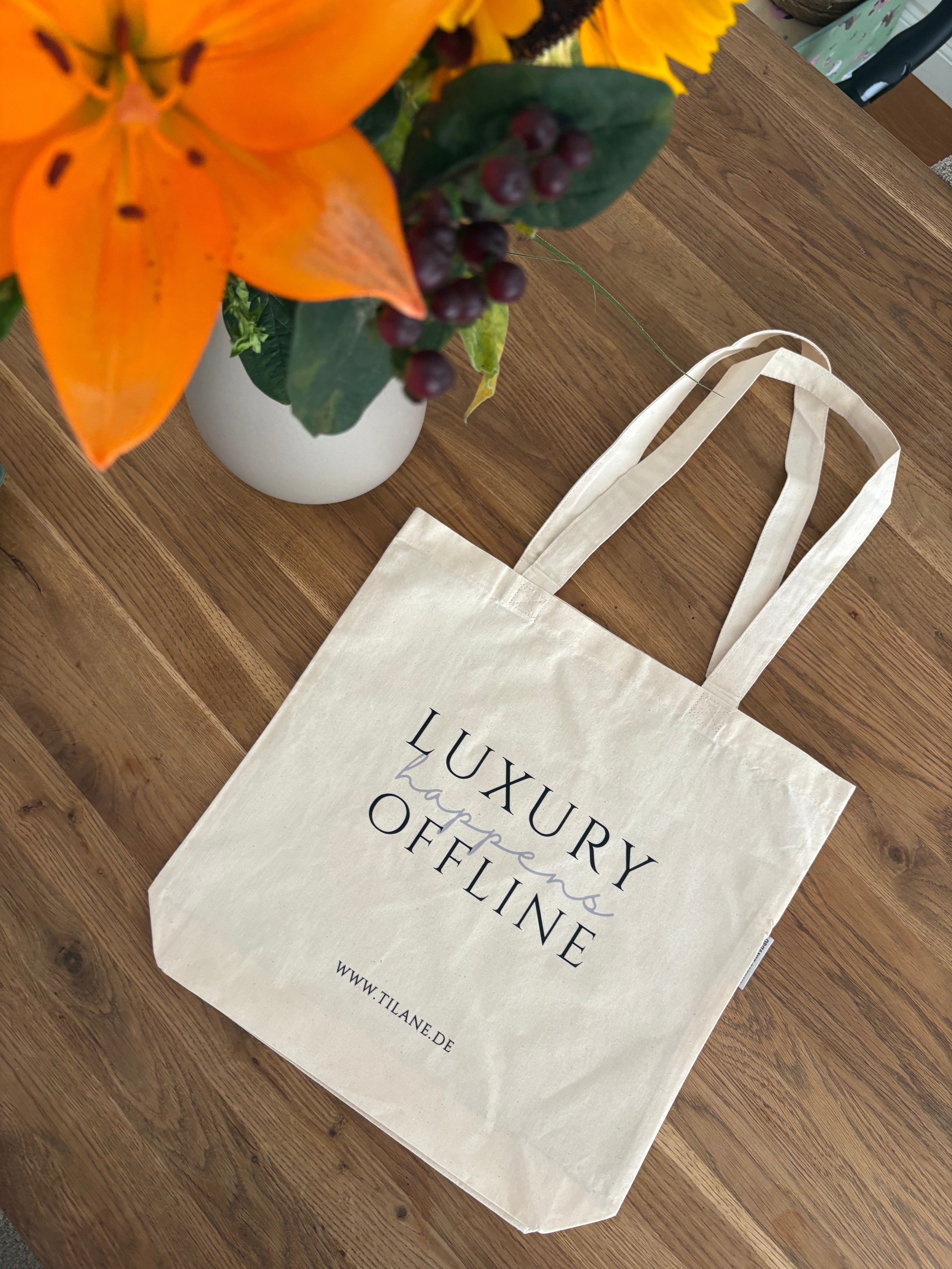 Stoffbeutel | LUXURY happens OFFLINE
